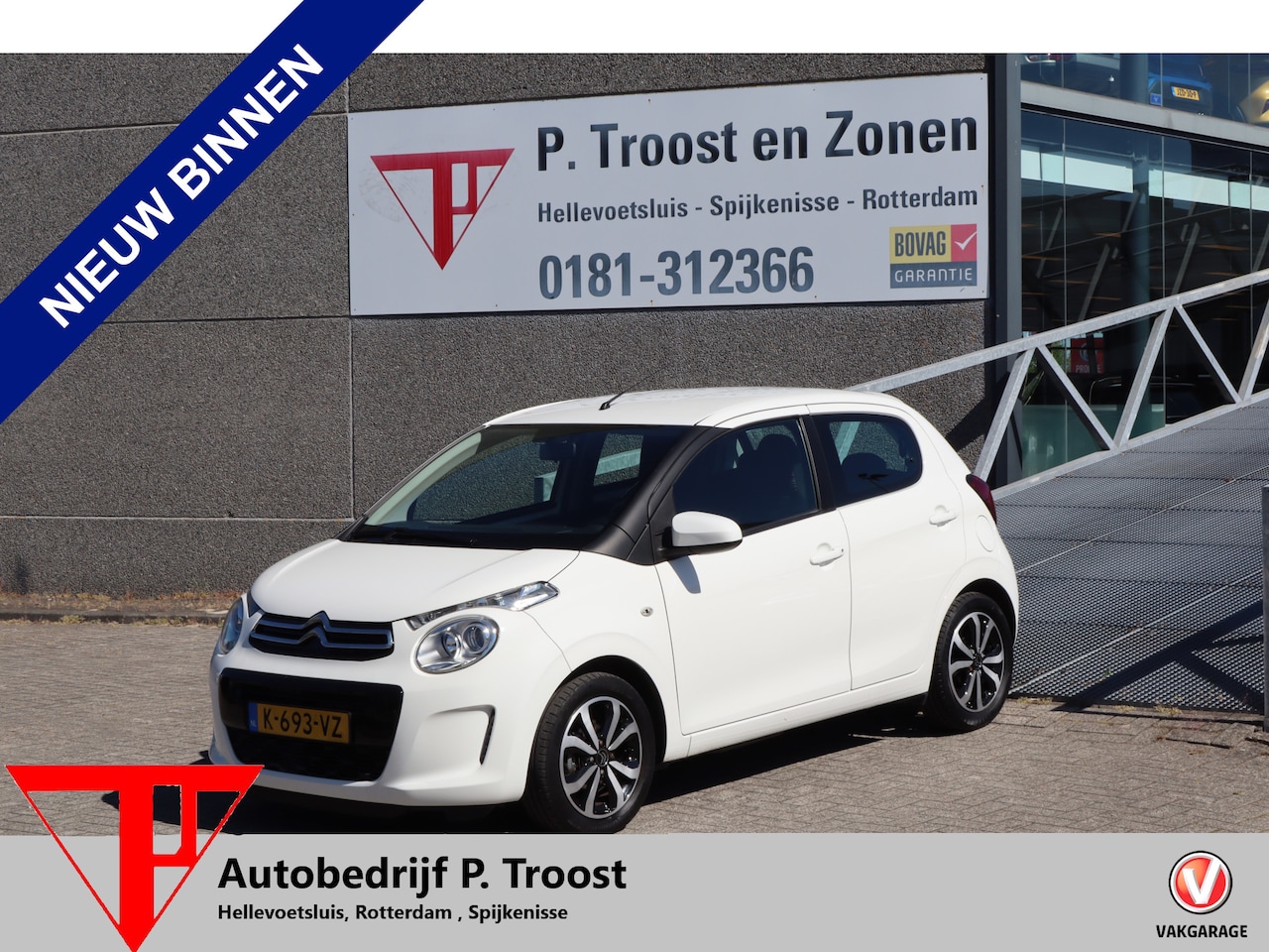 Citroën C1 - 1.0 VTi Shine Dealeronderhouden! Achteruitrijcamera/Bluetooth/Airco/Elektrische ramen - AutoWereld.nl