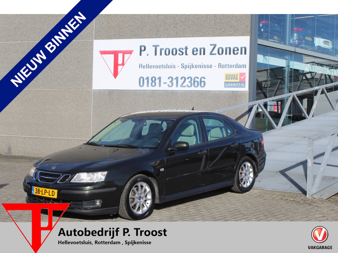 Saab 9-3 Sport Sedan - 1.8t Vector Automaat Orig. NL auto /Climatronic/Parkeersensoren/Lederen bekleding Lage kil - AutoWereld.nl