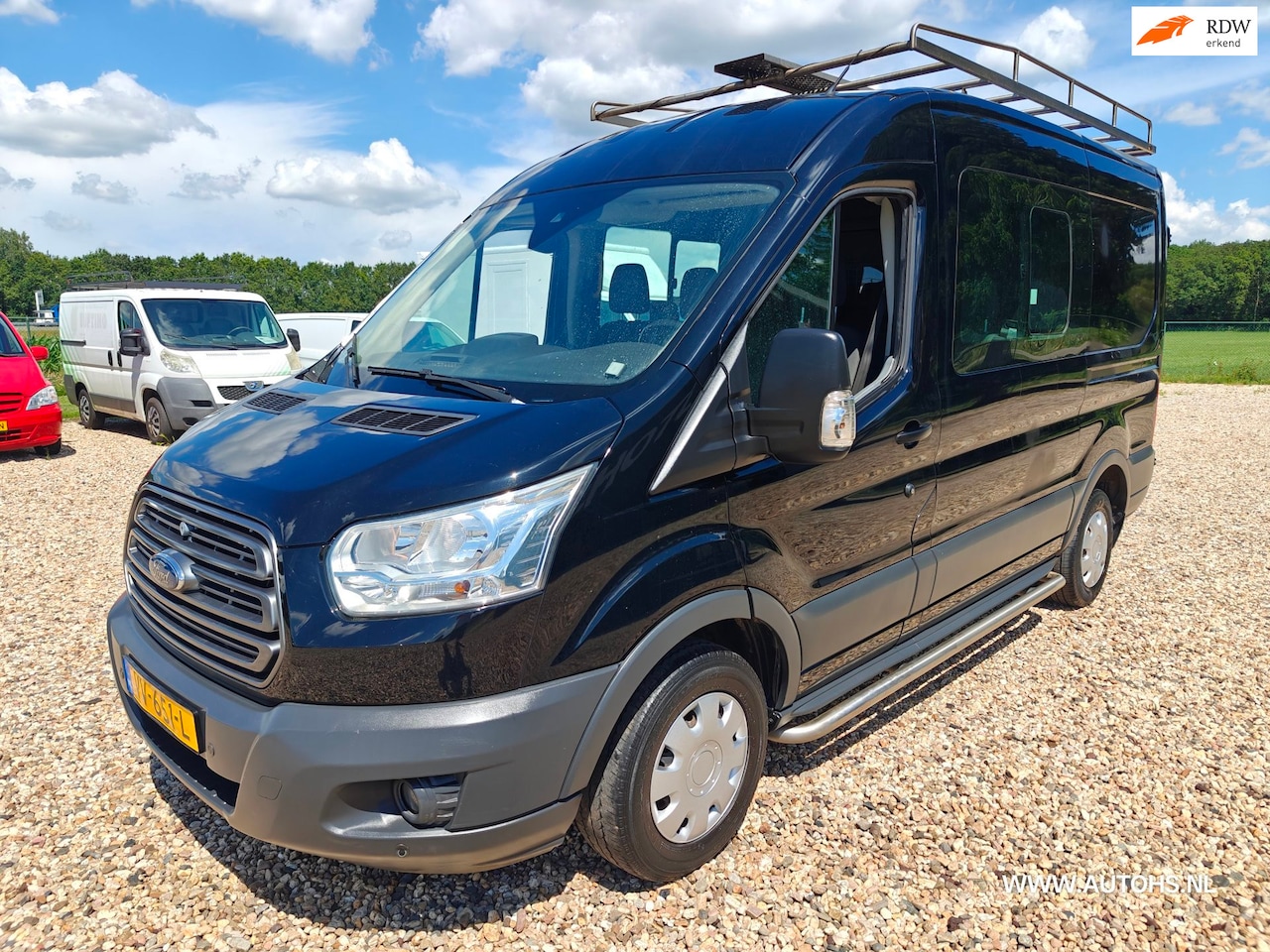 Ford Transit - 310 2.2 TDCI L2H2 Dubbele cabine 7 persoons , 1e Eig , cruise , camera , PDC , Apk april 2 - AutoWereld.nl