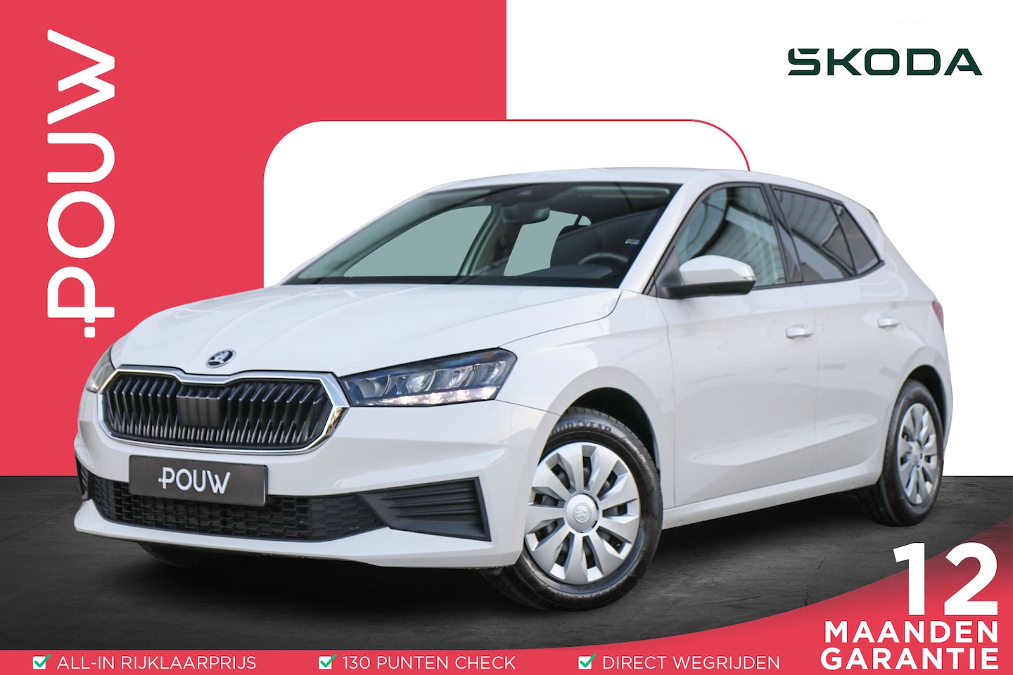 Skoda Fabia - 1.0 TSI 95pk Ambition | Smartlink | Airco | Parkeersensoren Achter - AutoWereld.nl