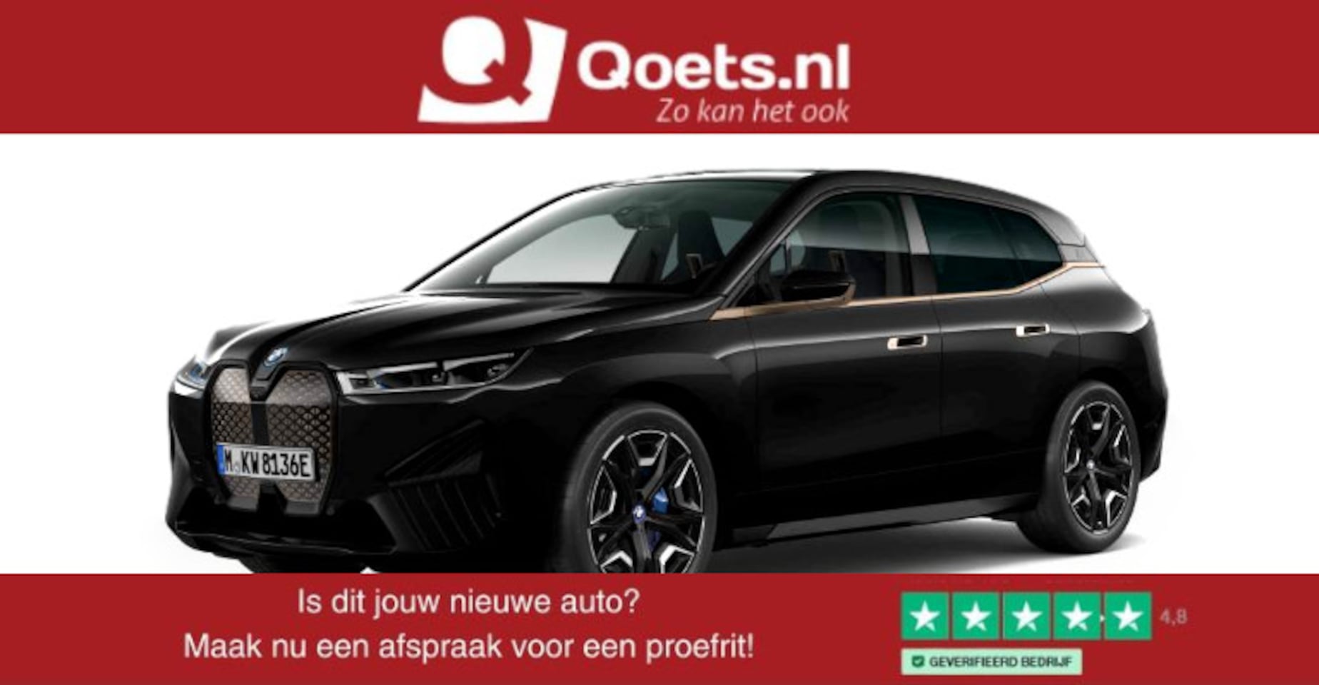 BMW iX - xDrive50 High Executive 112 kWh Sportpakket - Panoramadak - Driving/Parking Assistant Prof - AutoWereld.nl