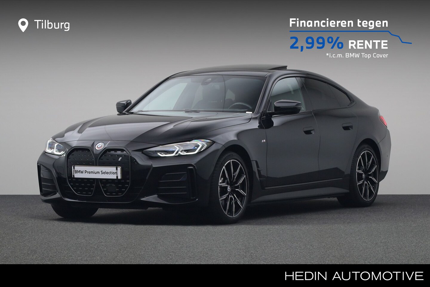 BMW i4 - eDrive40 High Executive 84 kWh | Harman Kardon | Stuurwielrand verwarmd | Glazen schuif-/k - AutoWereld.nl