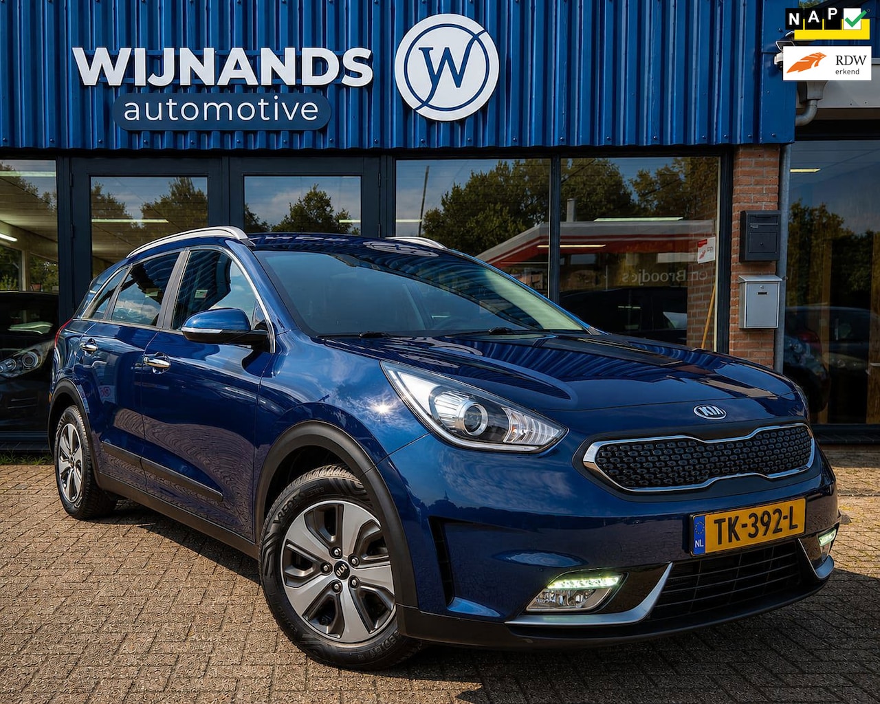 Kia Niro - 1.6 GDi HEV DynamicLine Lane Assist Multimedia Leder - AutoWereld.nl
