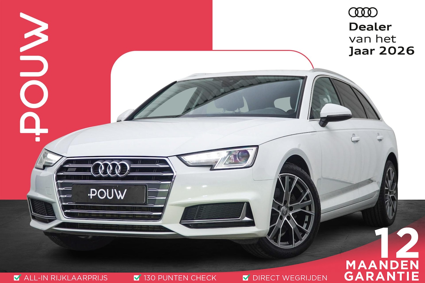 Audi A4 Avant - 40 TFSI 190pk S-tronic Sport | PDC | 18" Velgen | Stoelverwarming | Cruise Control | Clima - AutoWereld.nl