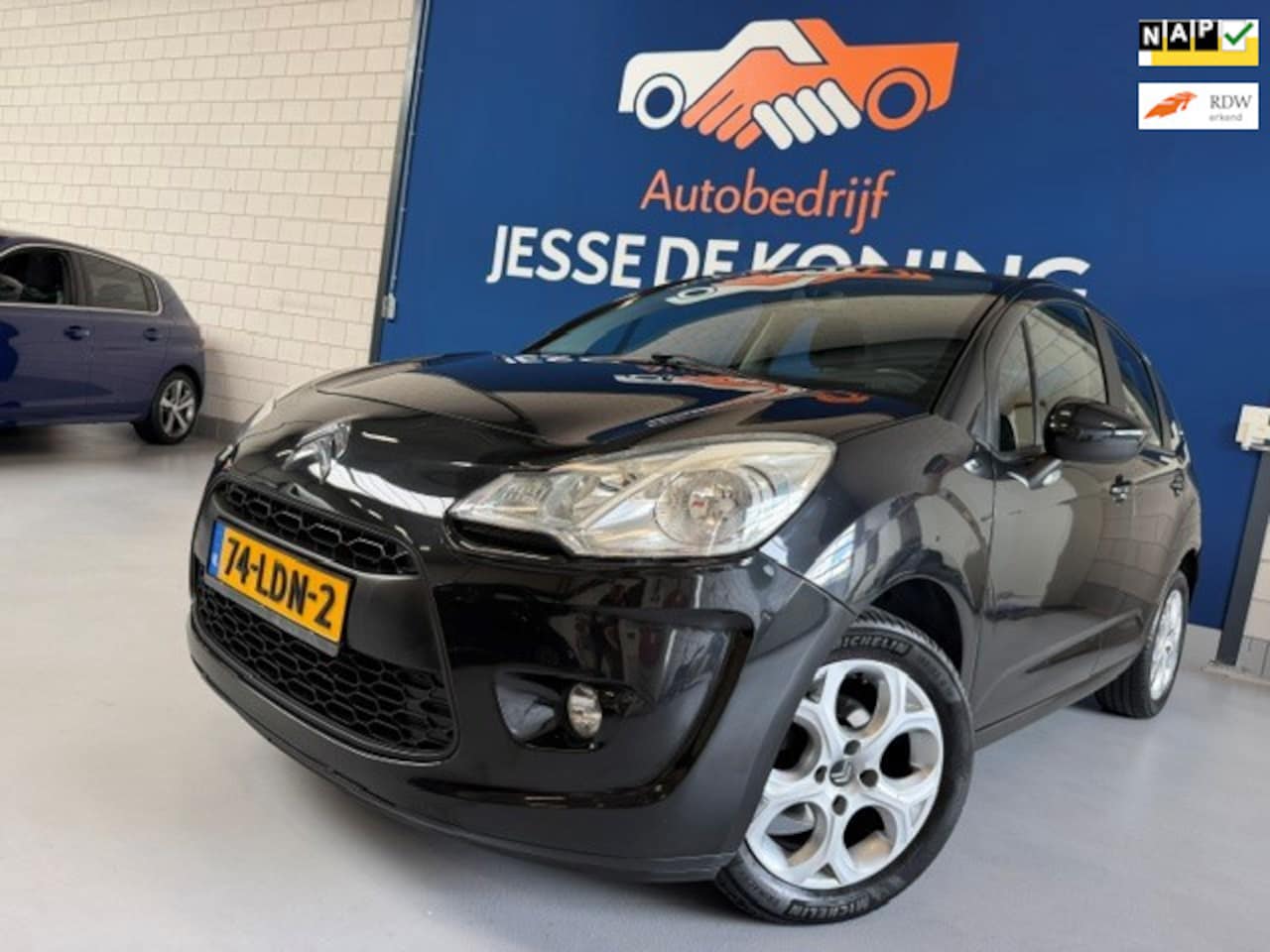 Citroën C3 - 1.4 VTi Ligne Business /bj.2010 / kleur : zwart / 5 deurs / climate / sportvelgen/NAP met - AutoWereld.nl