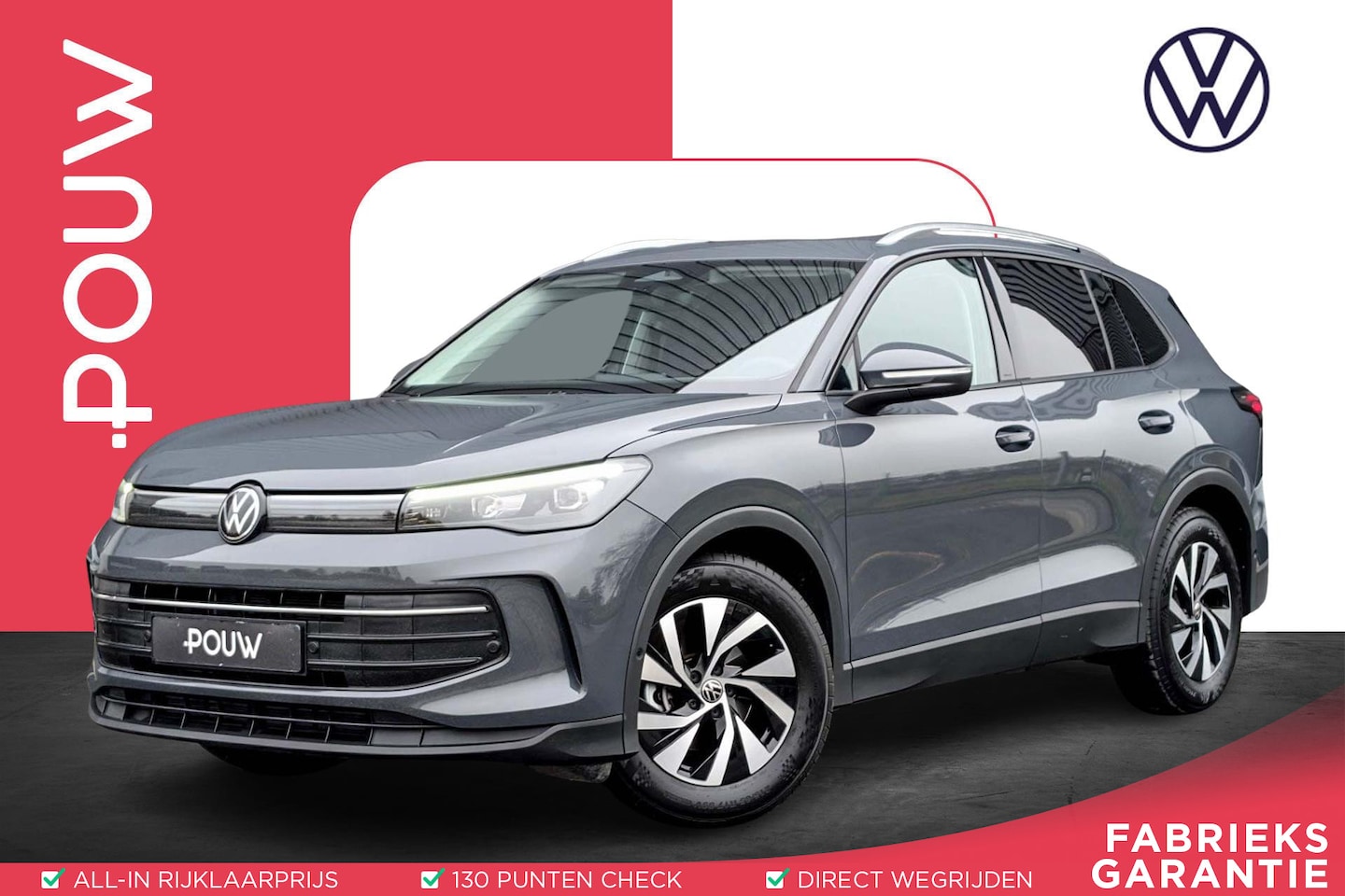 Volkswagen Tiguan - 1.5 eTSI 150pk DSG Life Edition | Panoramadak | Camera | App Connect - AutoWereld.nl