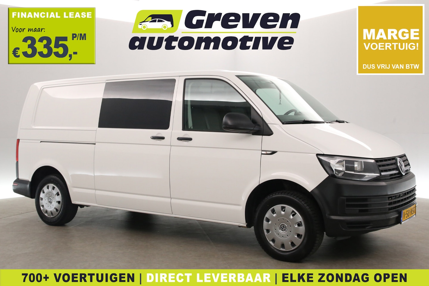 Volkswagen Transporter - 2.0 TSI L2H1 150PK | Marge | Benzine | 3 Zits | Trekhaak | Elektrpakket - AutoWereld.nl