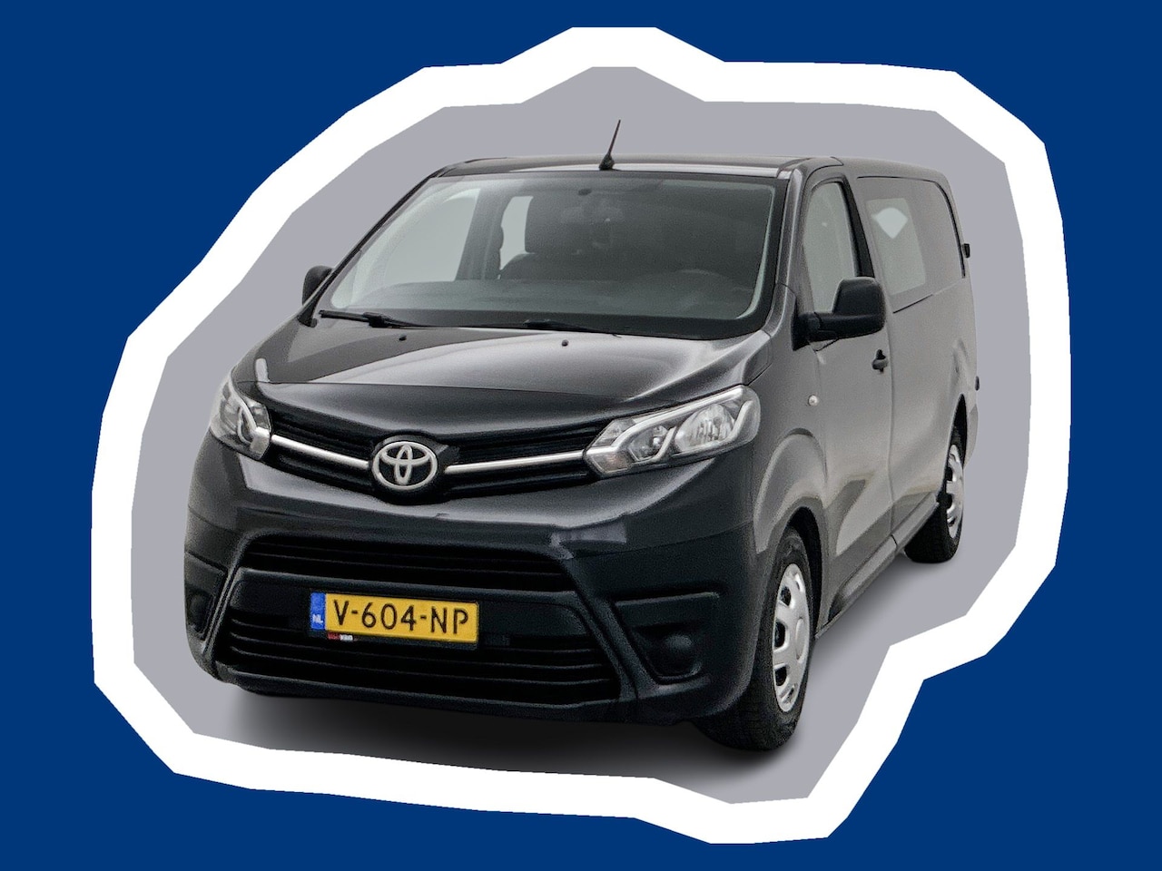 Toyota PROACE Long Worker - 1.6 D-4D DC Cruise control Dubbele cabine Camera Airco - AutoWereld.nl