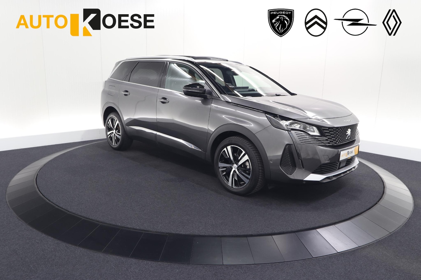 Peugeot 5008 - PureTech 130 EAT8 GT | 7 Zitplaatsen | Schuif-/Kanteldak | Camera | Adaptieve Cruise Contr - AutoWereld.nl