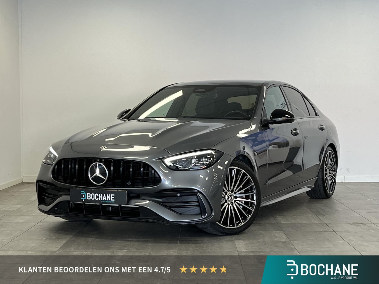 Mercedes-Benz C-klasse - 180 AMG Line | Dodehoek detectie | Lederen stoelen | Stoelverwarming - AutoWereld.nl
