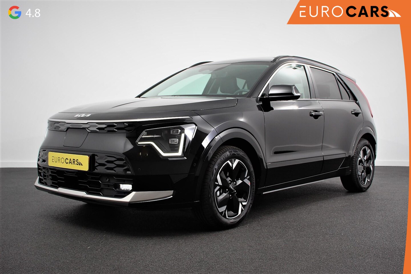 Kia Niro EV - DynamicPlusLine 64.8 kWh Navigatie Half Leder Schuif-kantel dak Elektrische bedienbare ach - AutoWereld.nl