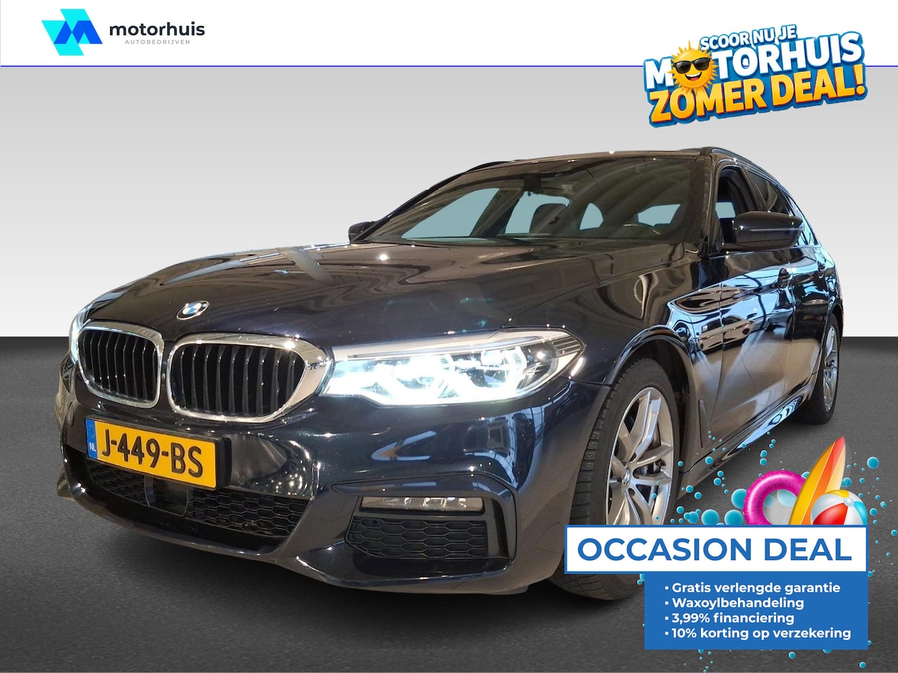 BMW 5-serie Touring - 5 Serie Touring (f11) 530i Touring 252pk Automaat High Executive M Sport AUTOMATIC - AutoWereld.nl