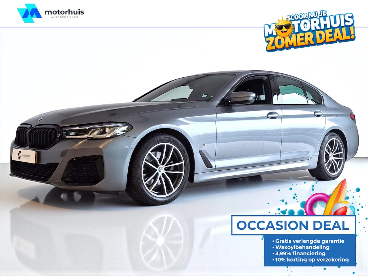 BMW 5-serie - (g30) 5 Serie (g30) 520i 184PK M-SPORT LEDER LASERLICHT CARPLAY NAVI WINTERPACK - AutoWereld.nl