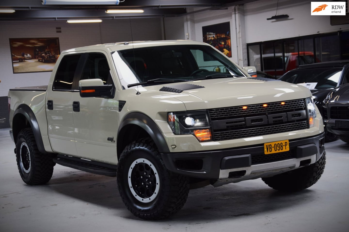 Ford F-150 Raptor - 6.2 V8 Org.NL|Prins LPG|Desert Sand|Leder|SVT|NAP - AutoWereld.nl
