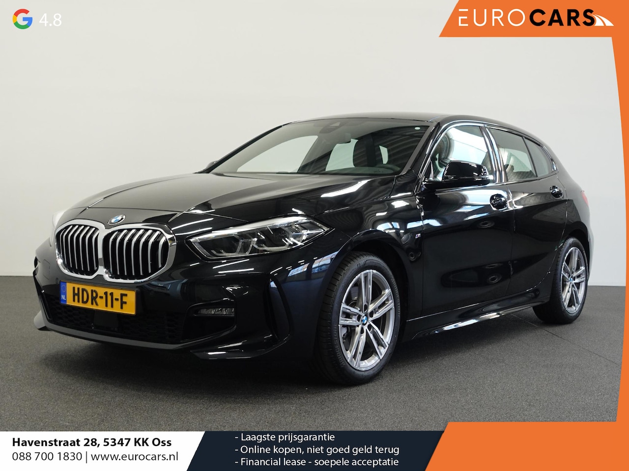 BMW 1-serie - 118i M-Sport Automaat Digitale Cockpit Climate control Stoel verwarming LED Sfeer verlich - AutoWereld.nl