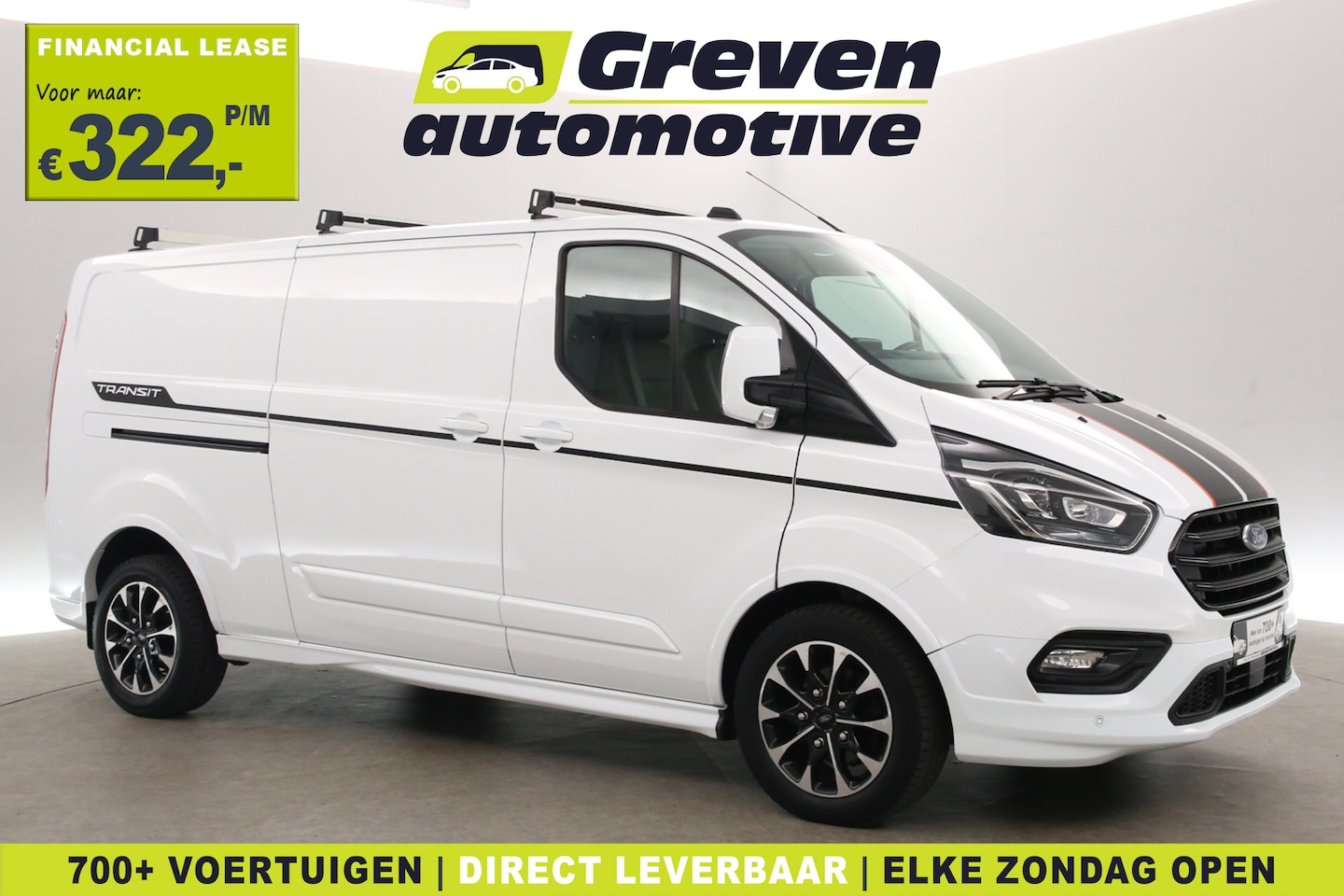 Ford Transit Custom - 2.0 TDCI L1H1 Sport 185PK | Automaat | Airco | Cruise | Camera | Carplay | 3 Zits | 2xSchu - AutoWereld.nl