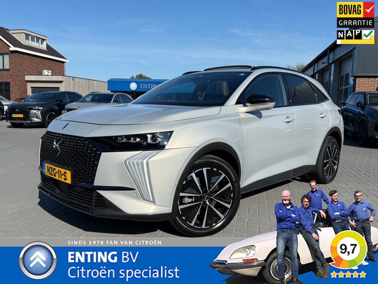 DS 7 - 1.6 PHEV 300 4x4 PALLAS HIFI FOCAL SCHUIFDAK PACK COMFORT+PACK TECH - AutoWereld.nl