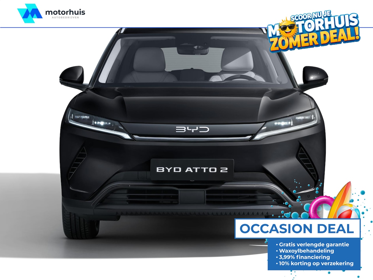 BYD Atto 2 - 64,8 kWh 204 PK Comfort | 12,8 inch draaibaar touchscreen | 360° panorama-camera | 4G inte - AutoWereld.nl