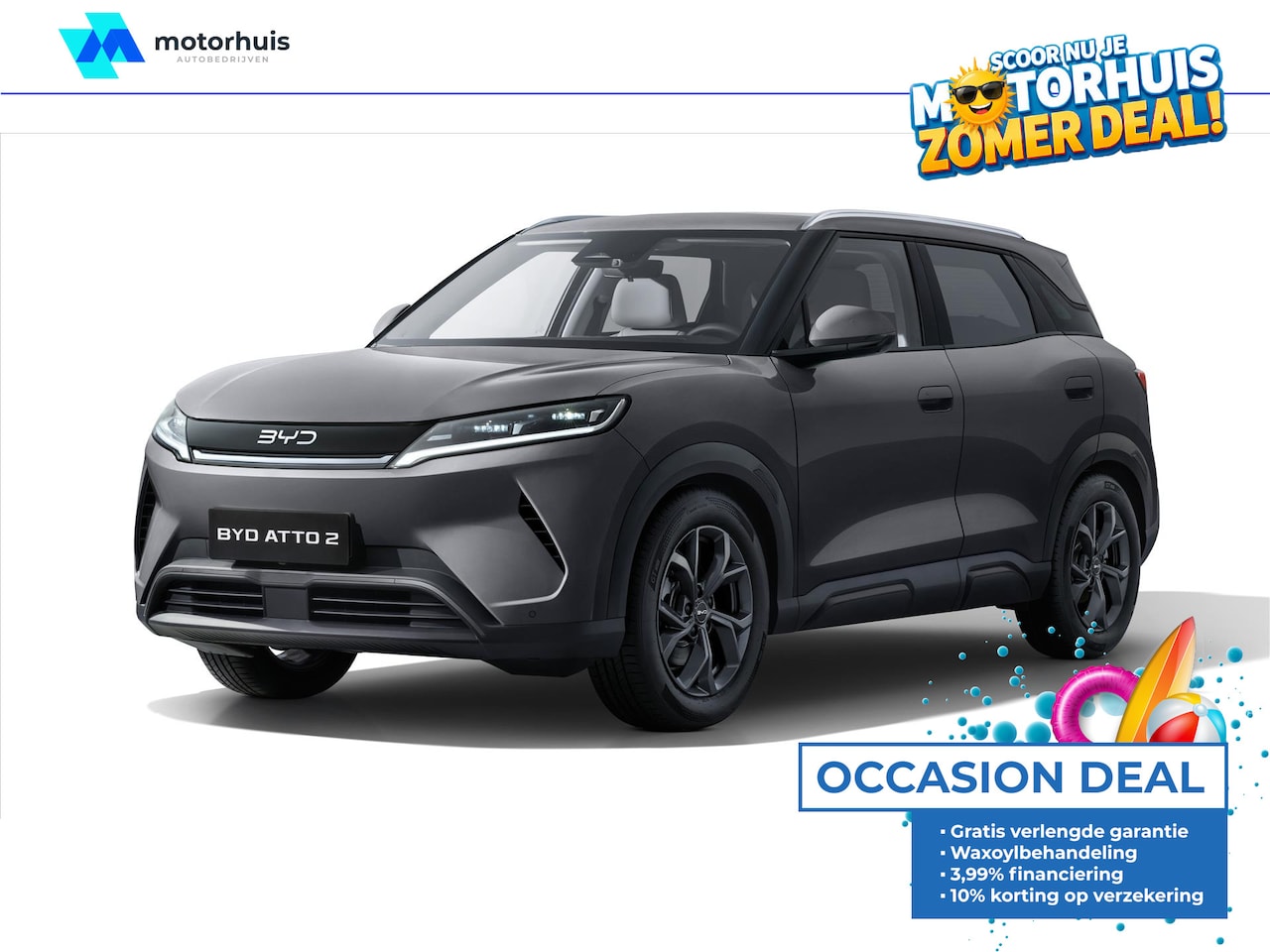 BYD Atto 2 - 64,8 kWh 204 PK Comfort | 12,8 inch draaibaar touchscreen | 360° panorama-camera | 4G inte - AutoWereld.nl