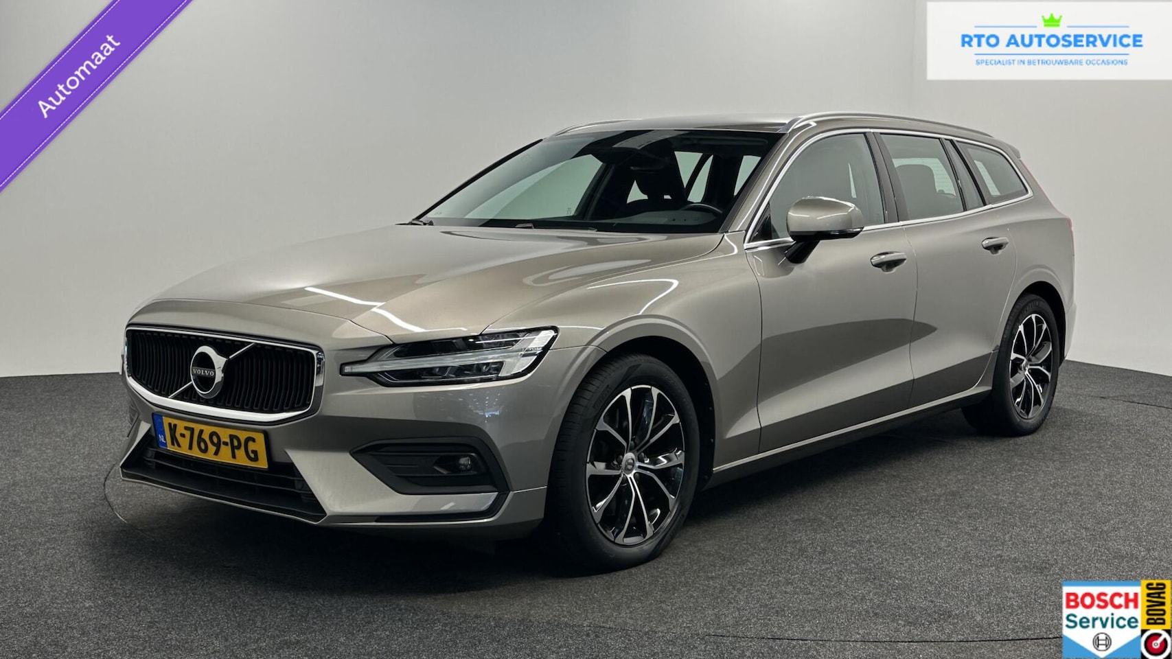 Volvo V60 - 2.0 B3 Business Pro CAMERA NAVI ECC CARPLAY ADAPTIEF CRUISE. - AutoWereld.nl