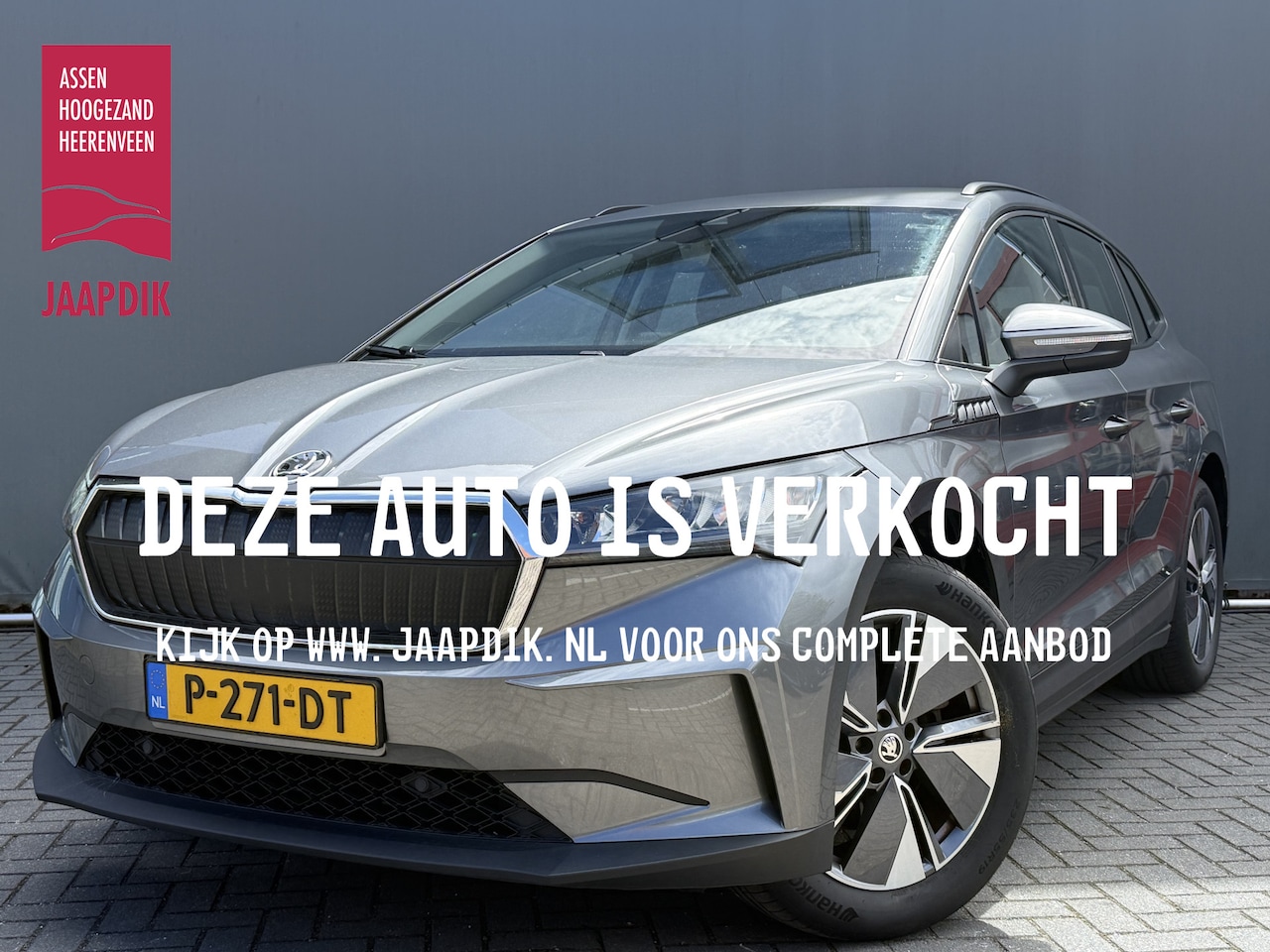 Skoda Enyaq iV - BWJ 2022 60 180PK INKLAPBARE TREKHAAK | ADAPTIVE CRUISE | CARPLAY+ANDROID AUTO | DODEHOEK - AutoWereld.nl