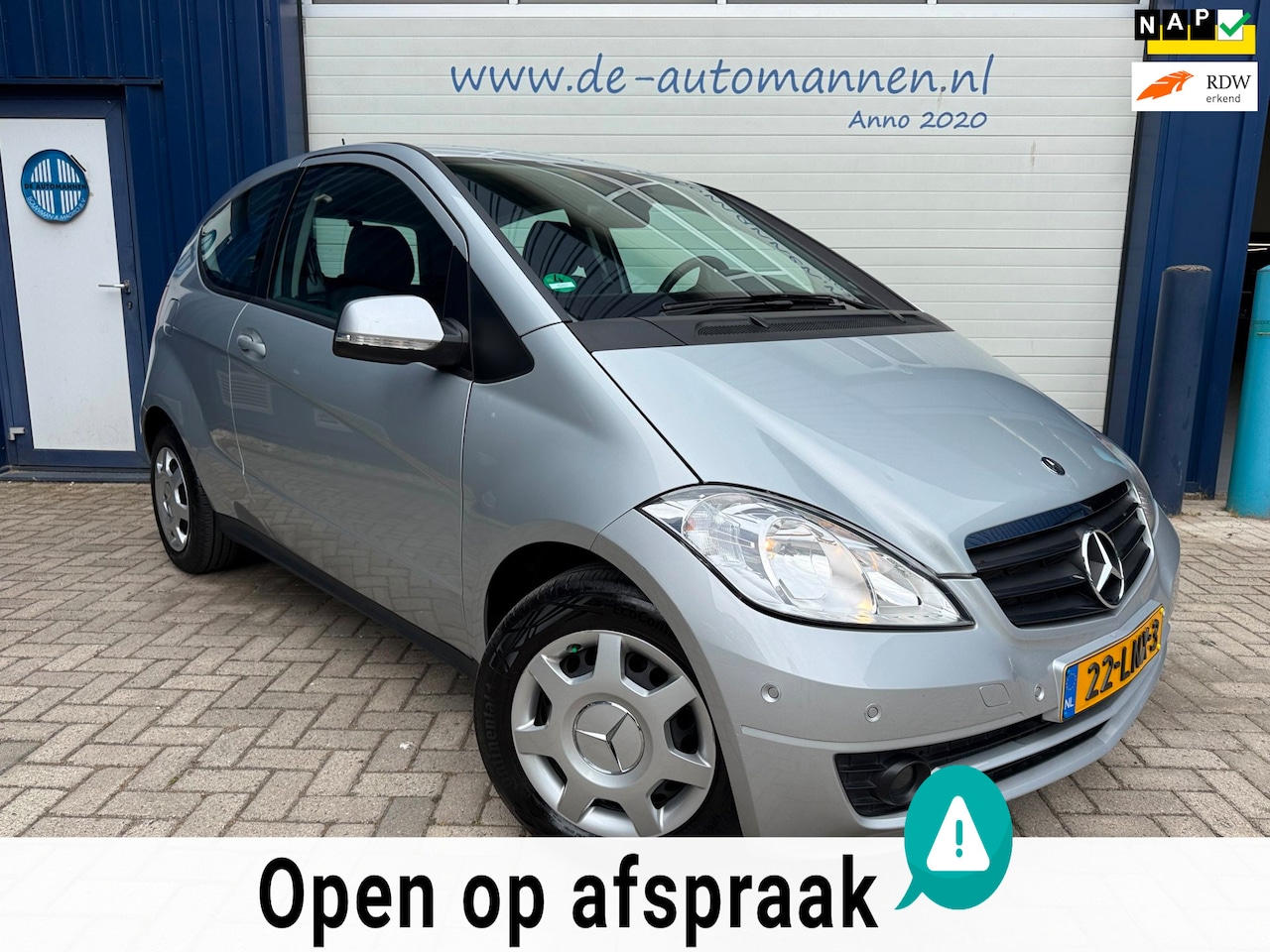 Mercedes-Benz A-klasse - 160 Business Class AUTOMAAT 3-drs / AIRCO / CRUISE / PDC / APK 06-2027 - AutoWereld.nl