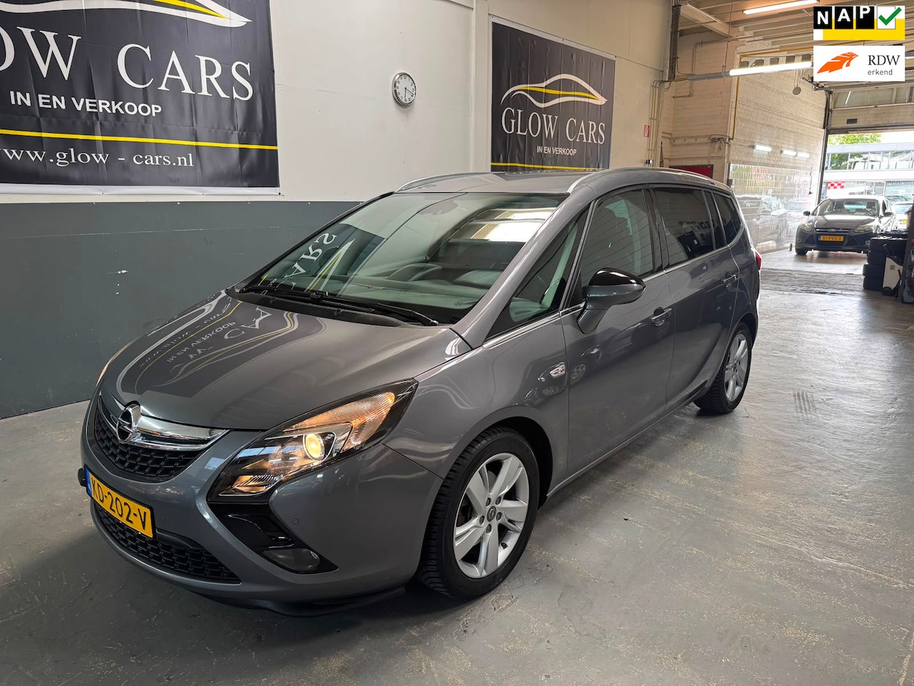 Opel Zafira - 1.4 Bi-Fuel Turbo Edition 7p. AIRCO|CAMERA|NAVI|STUUR.VERW - AutoWereld.nl