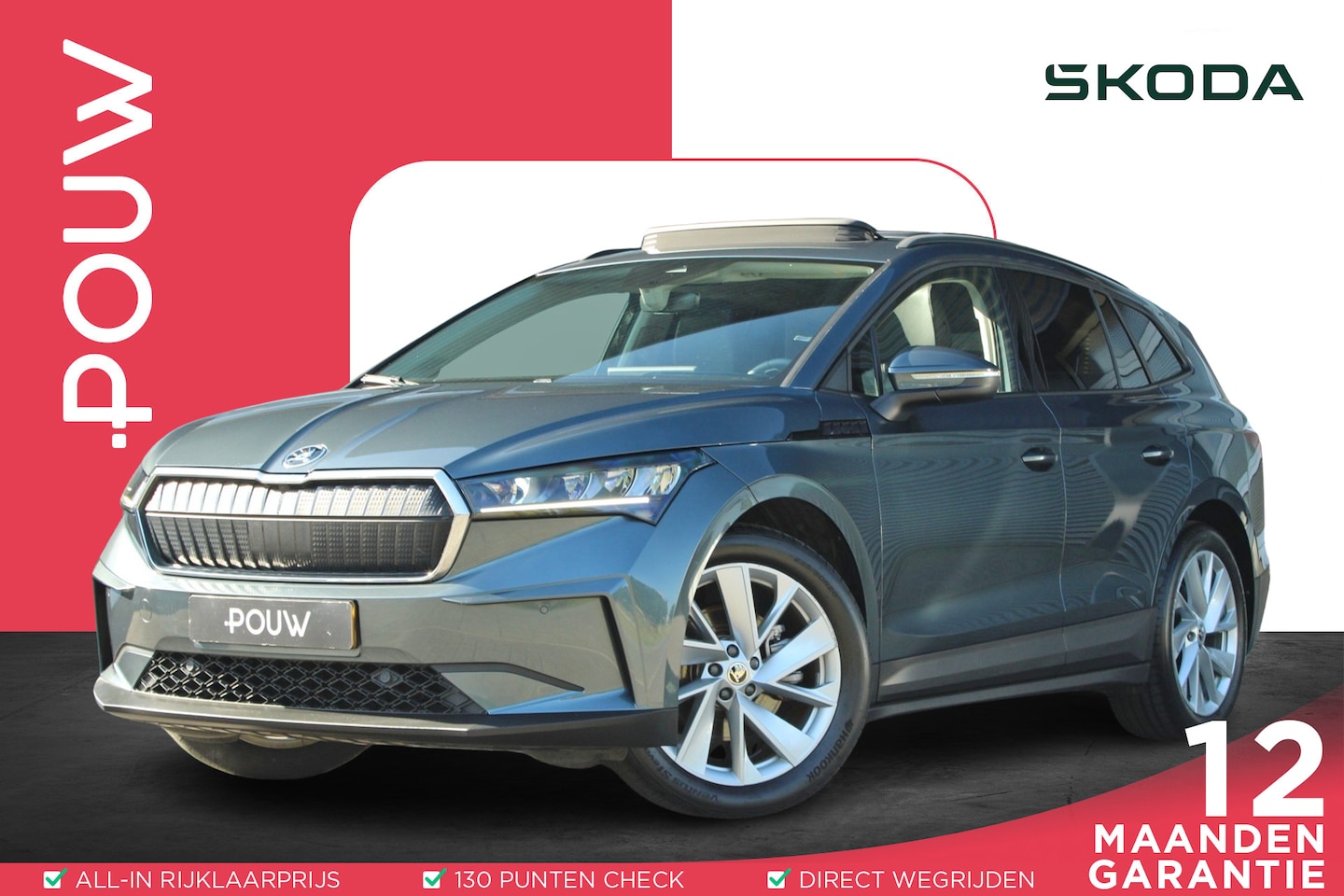 Skoda Enyaq iV - 60 180pk | SoH 94% | Panoramadak | Camera Achter | Head-up Display | Cruise Control | Keyl - AutoWereld.nl
