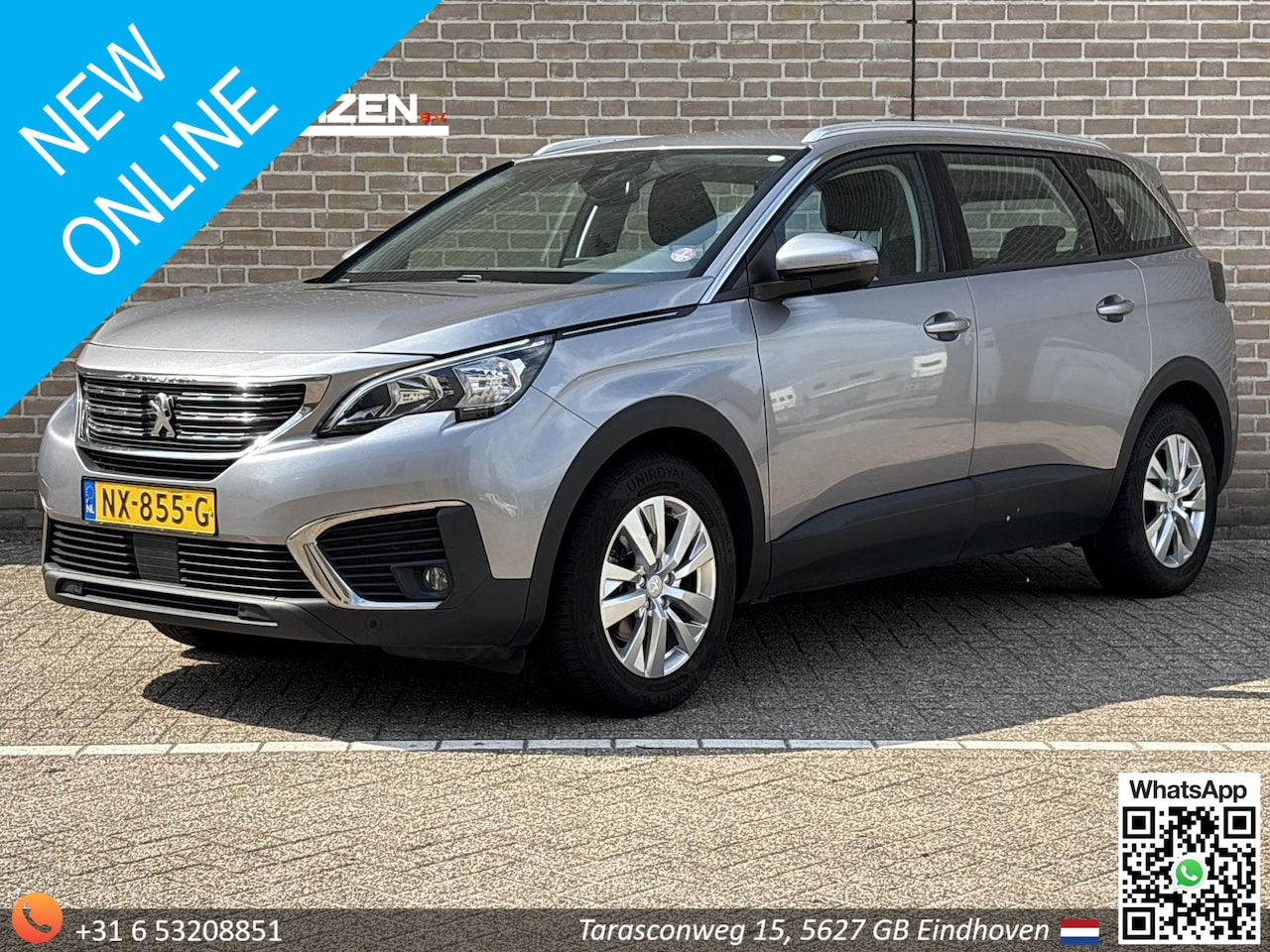 Peugeot 5008 - 1.2 PureTech Blue Lease Executive 7 Persoons | Navi | Climate | Cruise | Camera - AutoWereld.nl