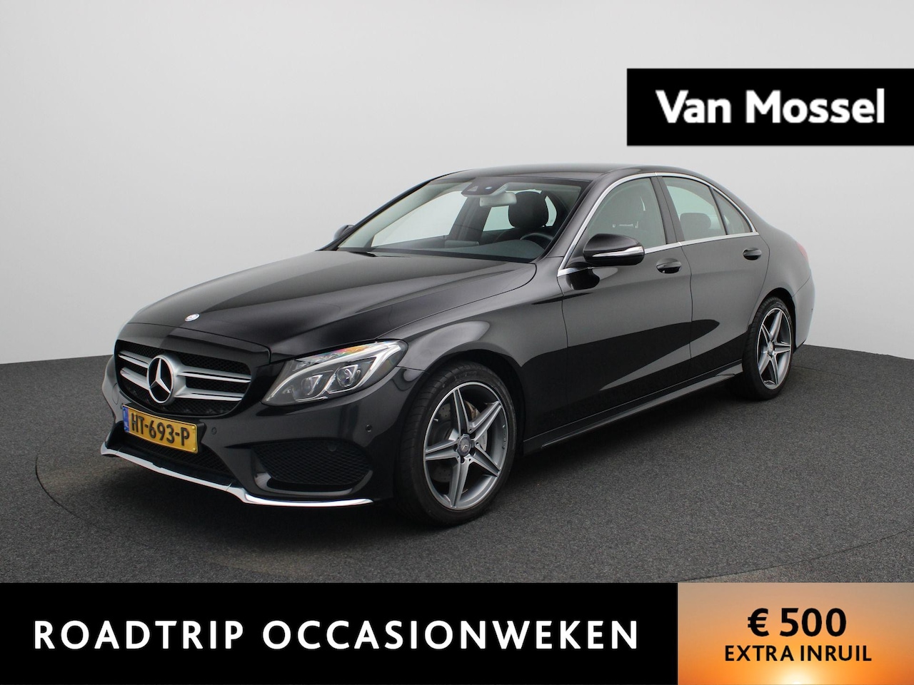 Mercedes-Benz C-klasse - 200 | Climate Control | Half-Lederen Bekleding | Lichtmetalen Velgen | - AutoWereld.nl