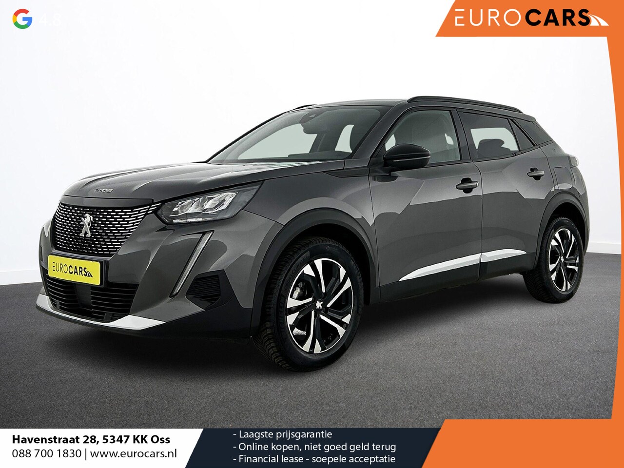 Peugeot 2008 - 1.2 PureTech 130pk Automaat Allure Pack Climate control Cruise control Navigatie Parkeerse - AutoWereld.nl