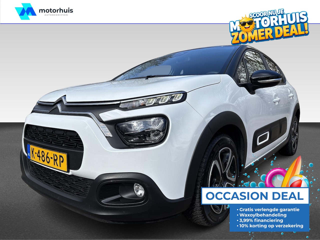 Citroën C3 - | Feel | Navigatie | Clima | DAB+ | Two-Tone | | 12 Volt aansluiting | 2 bekerhouders in m - AutoWereld.nl