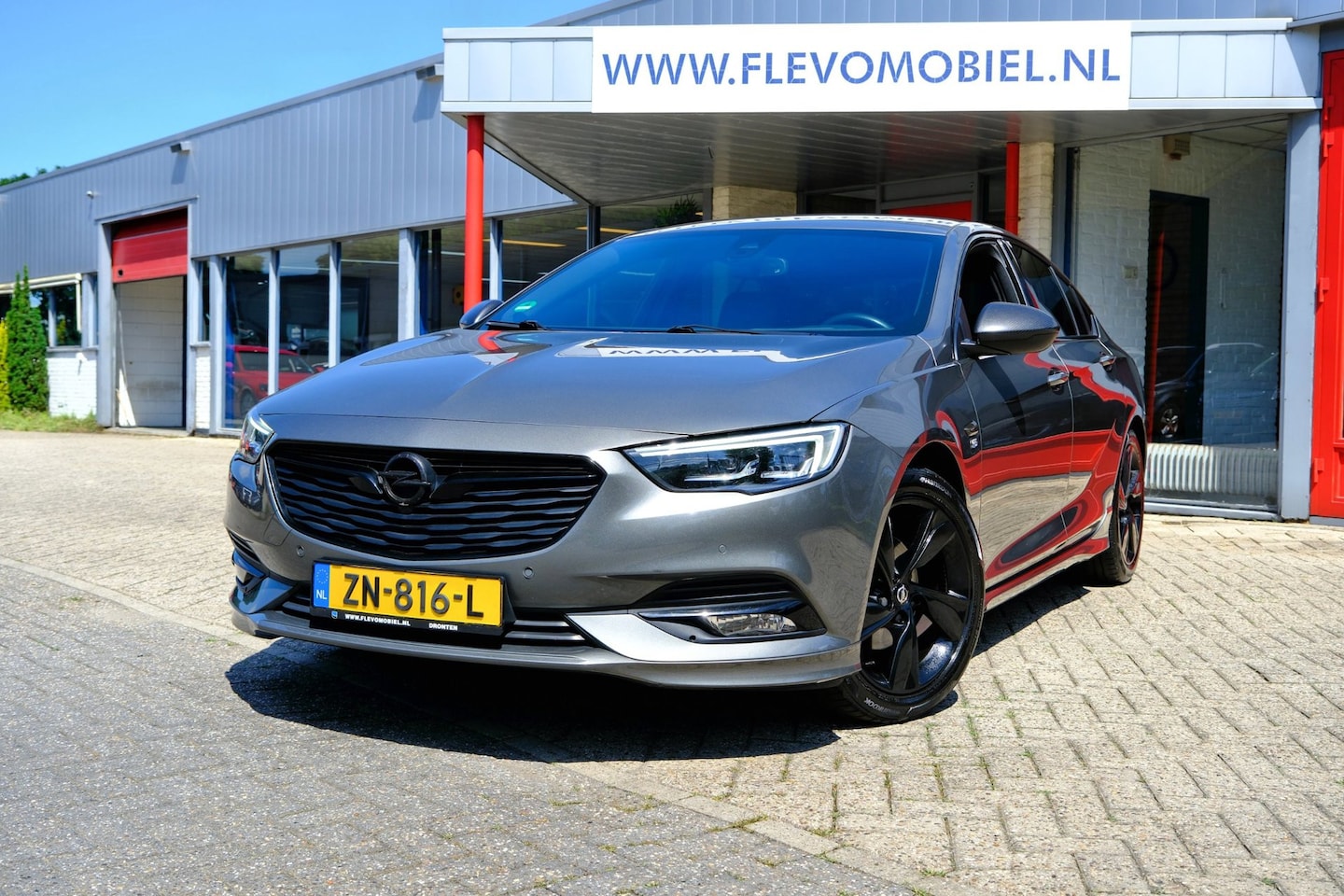 Opel Insignia Grand Sport - 1.5 165pk Turbo Exclusive OPC Line Leder|Navi|LED|Cam|HUD|LMV - AutoWereld.nl