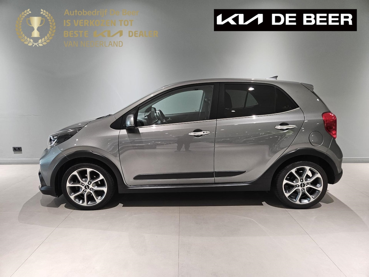 Kia Picanto - 1.0 T-GDi 100pk 5-zits X-Line Navi/ Leer/ Clima/ Stoelv - AutoWereld.nl