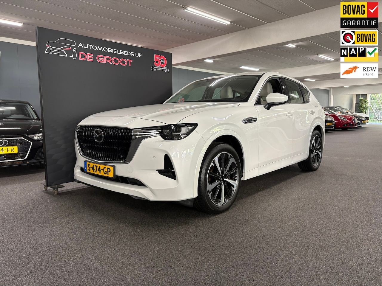 Mazda CX-60 - 2.5 e-SkyActiv PHEV Takumi/ NL auto/ Eerste eigenaar/ Elektrische trekhaak - AutoWereld.nl