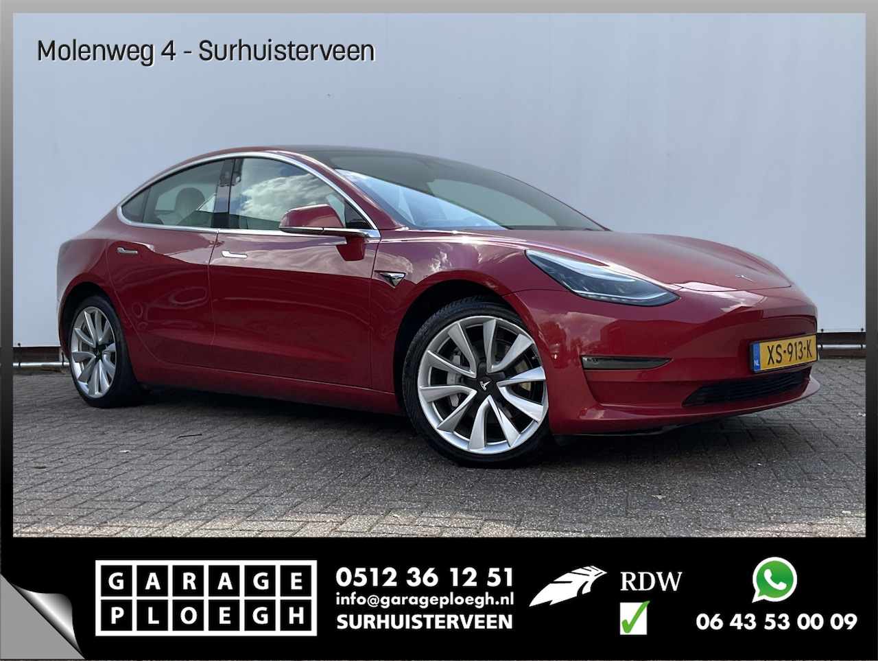 Tesla Model 3 - 351pk Long Range AWD 75 kWh Incl.BTW Panorama Design - AutoWereld.nl