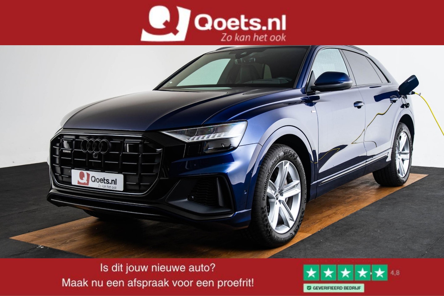 Audi Q8 - 55 TFSI e quattro Pro Line Advanced S line Sportpakket - B&O - Head up - Adaptive air susp - AutoWereld.nl
