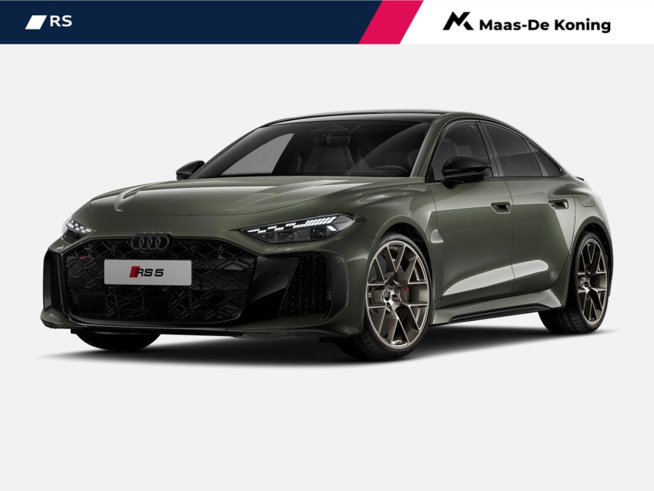Audi RS5 - Limousine e-hybrid quattro 639 PK · RS keramisch brons · Audi sportpakket · Panoramadak · - AutoWereld.nl