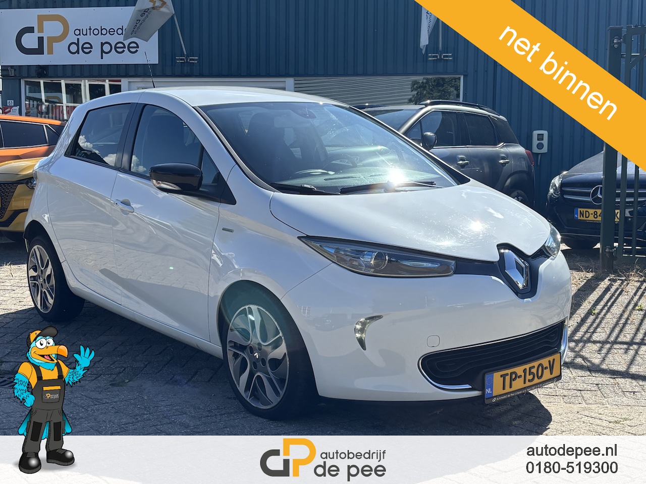 Renault Zoe - R110 Limited 41 kWh (ex Accu) GARANTIE/HUURACCU/STOELVERW./CRUISE/CLIMA/NAVI/EL.RAMEN rijk - AutoWereld.nl