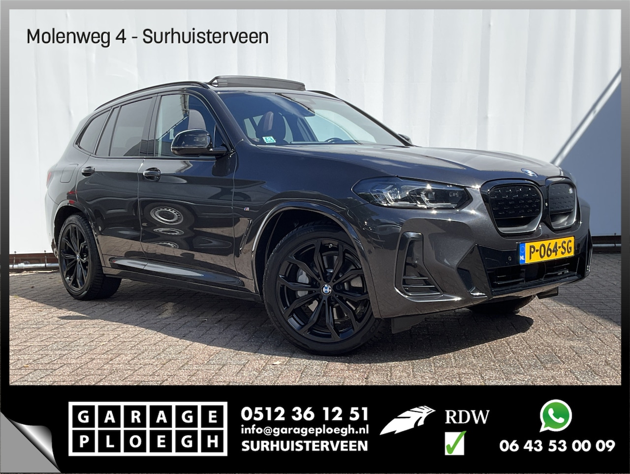 BMW iX3 - High Executive 80 kWh M-sport Pano HUD HK Sound Leer 360° - AutoWereld.nl
