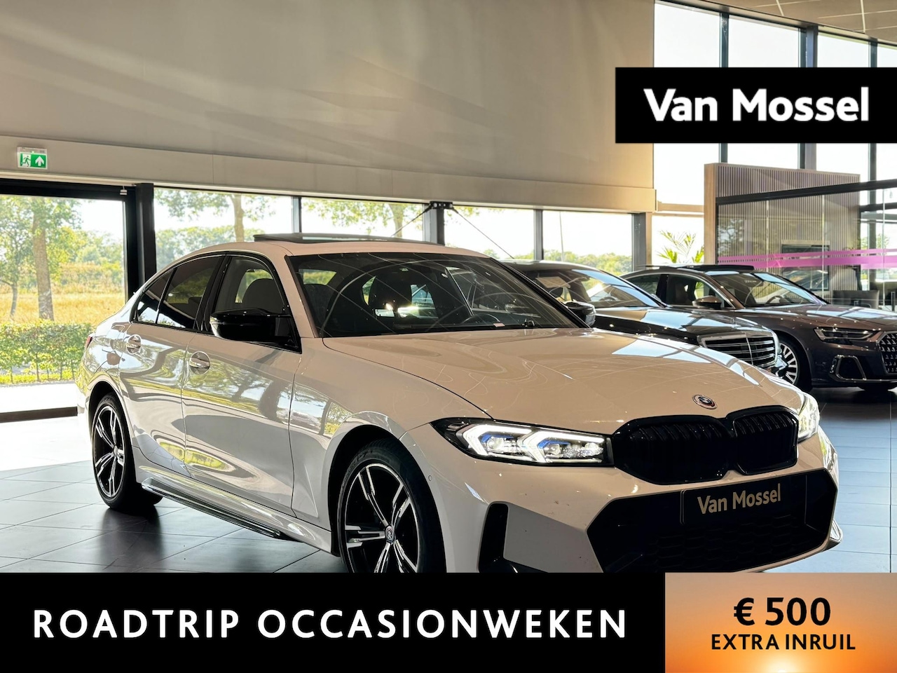 BMW 3-serie - 330e | Automaat | M Sportpakket / BMW 50 Jahre | HUD | Schuif Dak | BMW Live Cockpit Plus - AutoWereld.nl