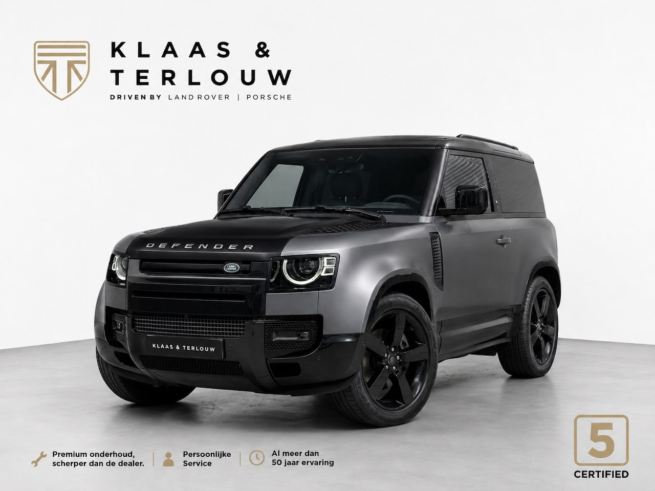 Land Rover Defender 90 - 3.0 D250 X-Dynamic SE | Carpathian Matt PPF | 22'' | luchtvering | Laag Schot | Smoke acht - AutoWereld.nl