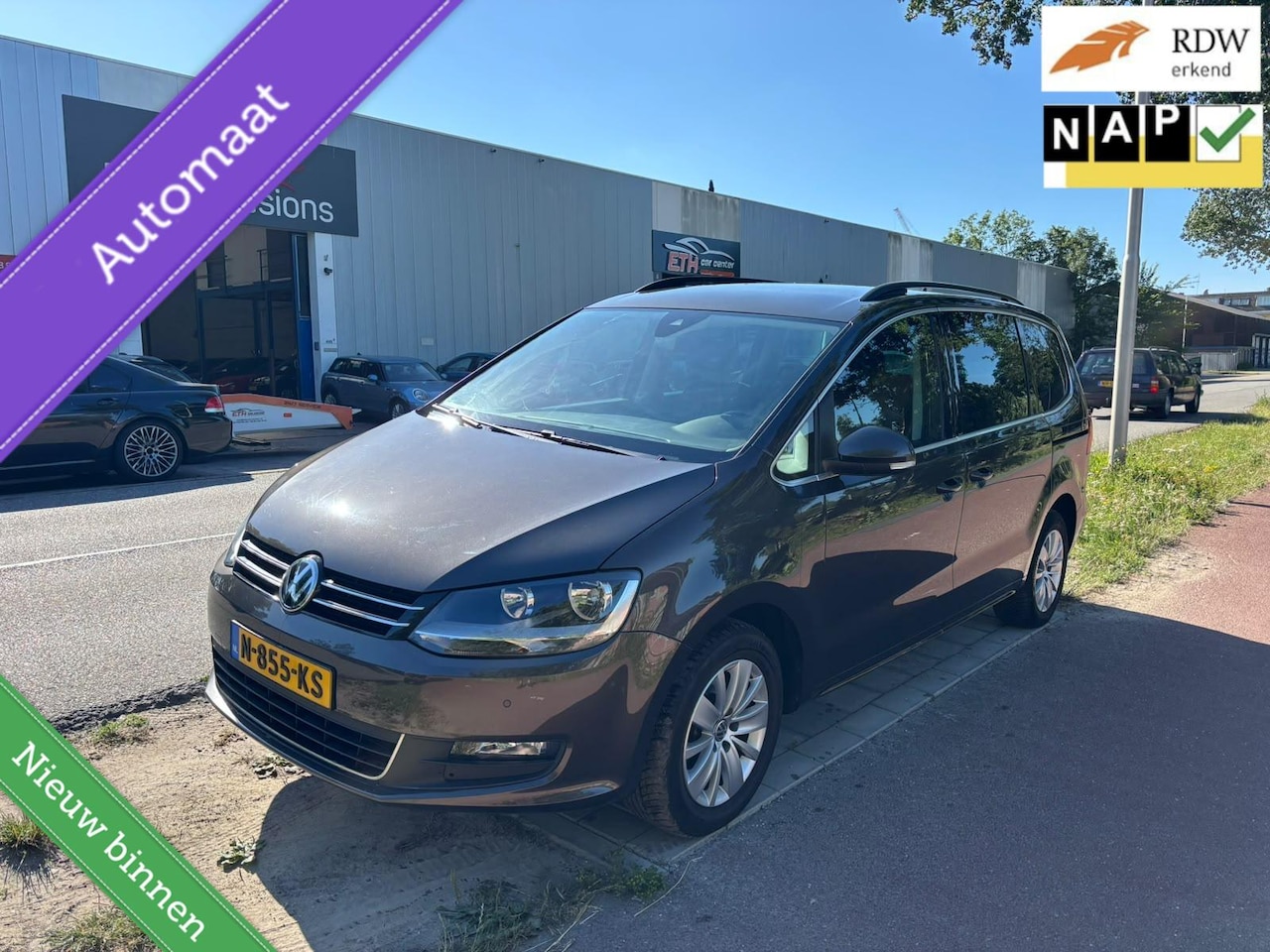 Volkswagen Sharan - 1.4 TSI Automaat NAP Rijstrookdetectie - AutoWereld.nl