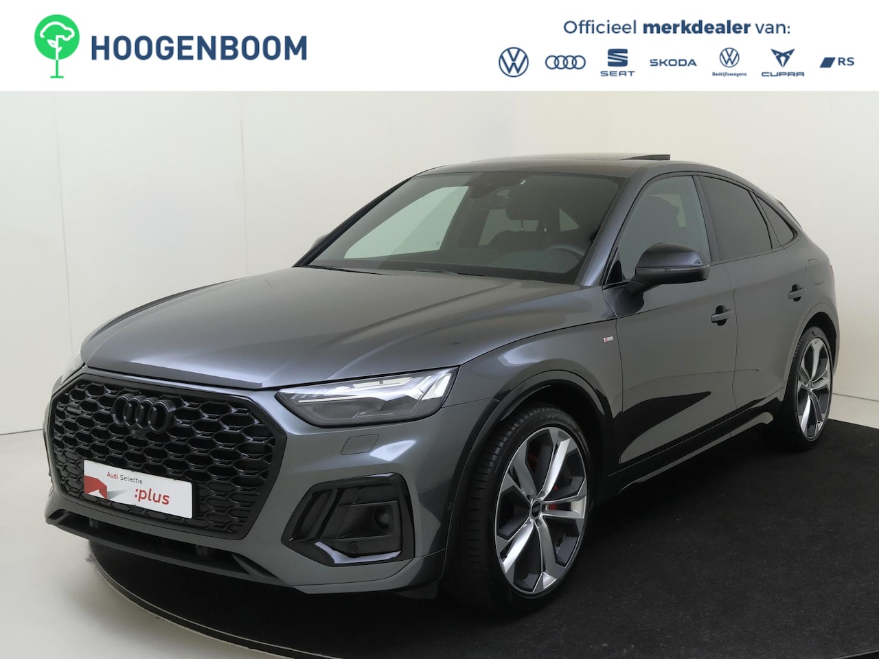 Audi Q5 Sportback - 55 TFSI e S edition Competition | SoH 96% | Panoramadak | Trekhaak | Luchtvering | Bang & - AutoWereld.nl