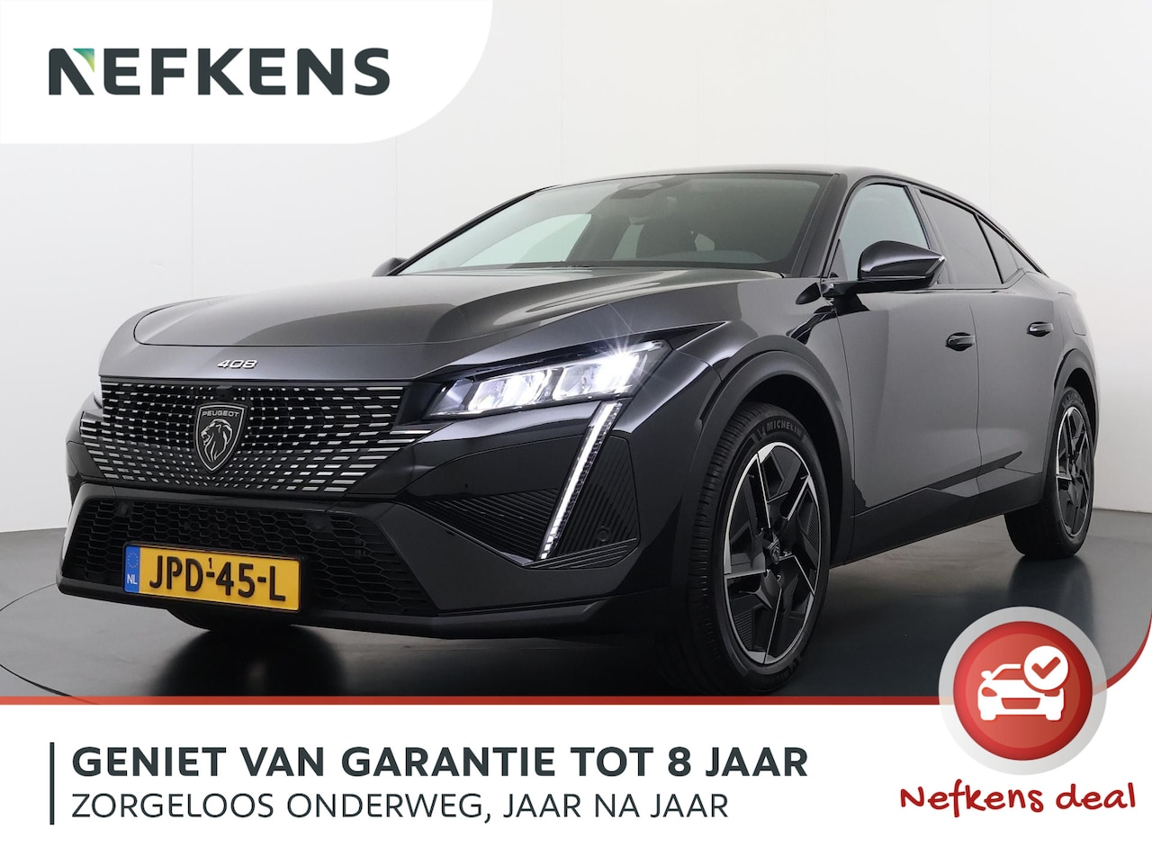 Peugeot 408 - Allure 225 EAT8 Plugin Hybrid Automaat | Navigatie | AGR stoelen | 360 camera | 19 inch wi - AutoWereld.nl
