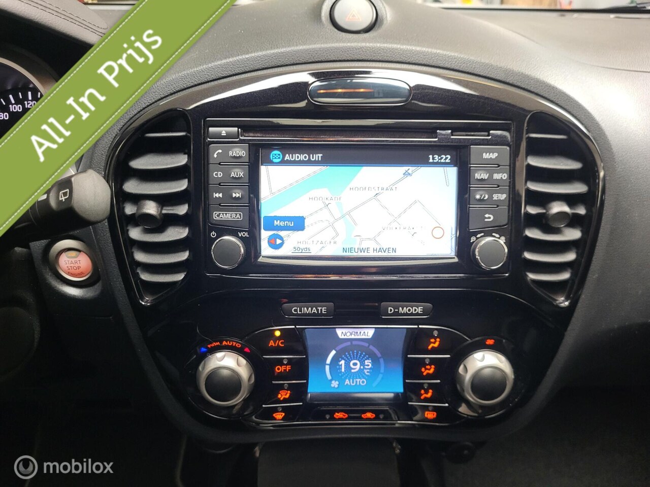 Nissan Juke - 1.2 DIG-T N-Connecta Design Pack *PANO, TRKHK, NAVI, CAM, RIJKLAARPRJS!