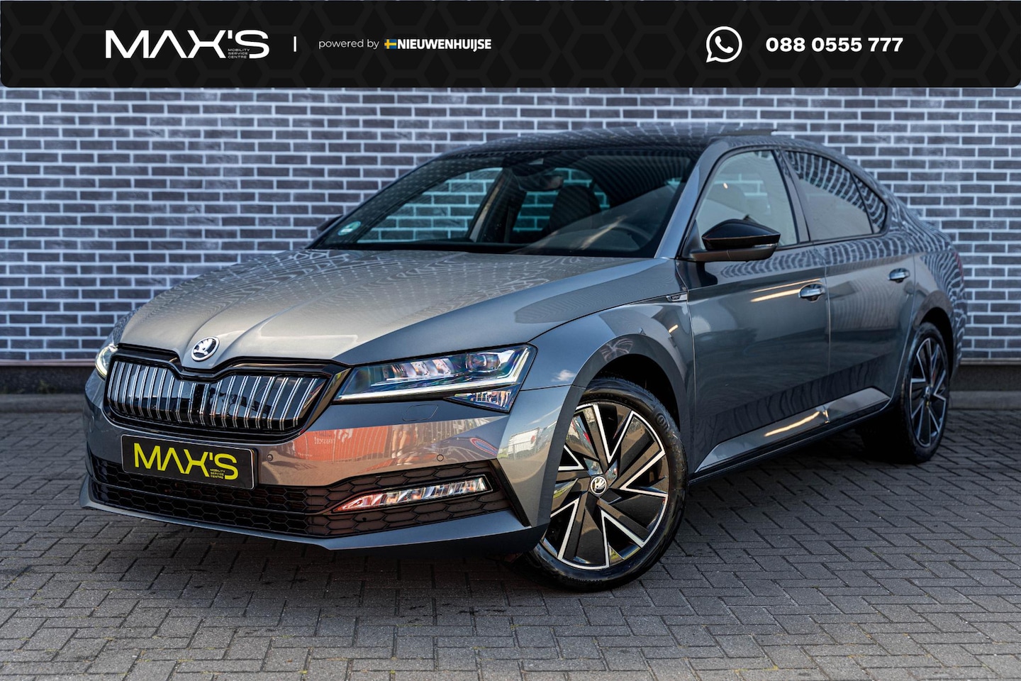 Skoda Superb - 1.4 TSI iV Sportline Business | Plug-in Hybrid (PHEV) | 360 Graden Camera | Parkeersensore - AutoWereld.nl