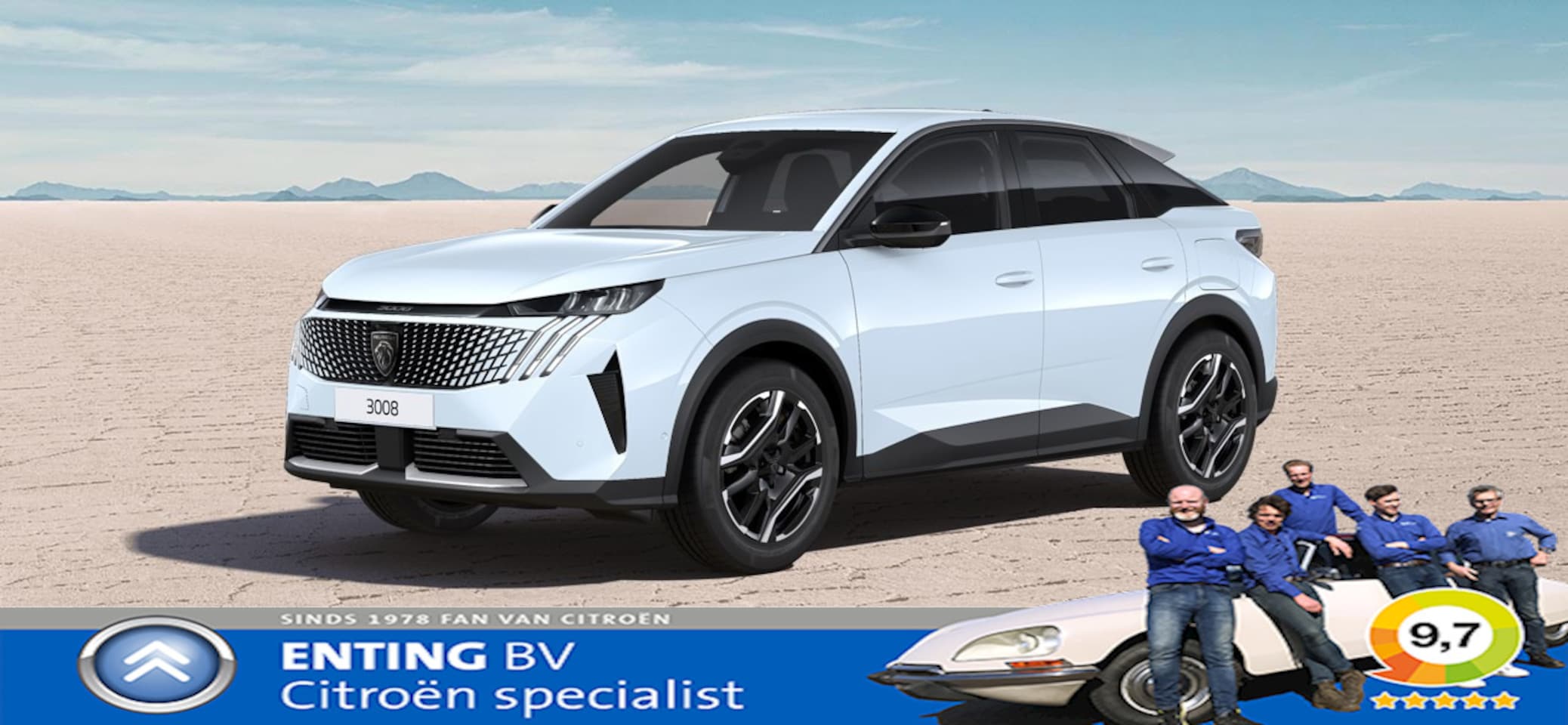 Peugeot 3008 - 1.6 plug-in Hybrid 225 ALLURE BUSINESS 360 CAM ADAPT CRUISE 80KM ELEKTRISCH - AutoWereld.nl