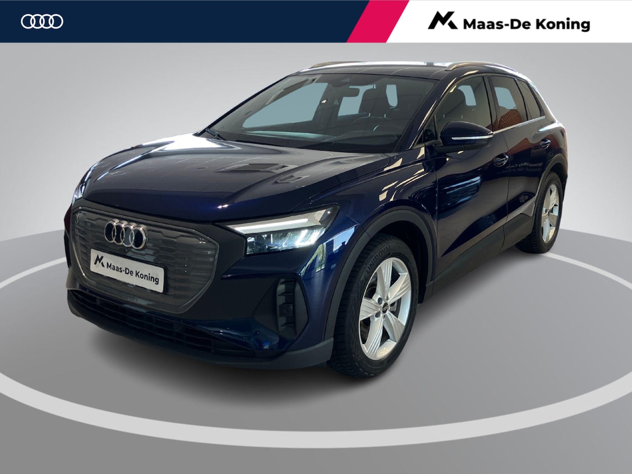 Audi Q4 e-tron - 40 82 kWh 150kW/204PK · Leder · Stoelverwarming · Parkeersensoren · Garantie t/m 30-03-202 - AutoWereld.nl