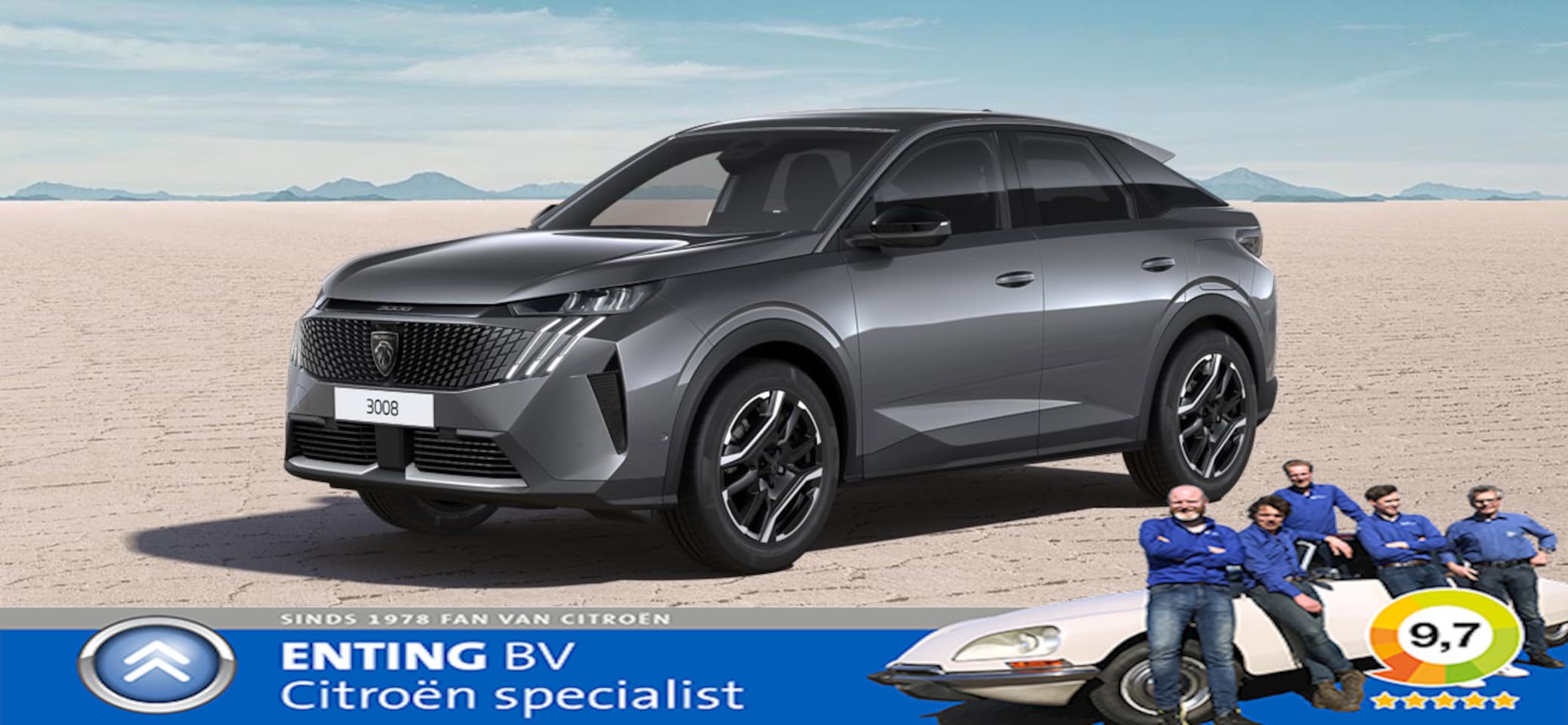 Peugeot 3008 - 1.6 plug-in Hybrid 225 ALLURE BUSINESS 360 CAM ADAPT CRUISE 80KM ELEKTRISCH - AutoWereld.nl
